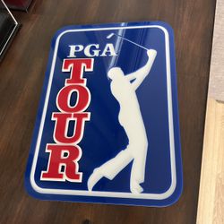 PGA Sign For Office Or Game Room $25
