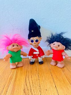 Vintage 1986 DAM Trolls Dolls British Royal Guard