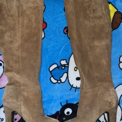Jessica Simpson Suede Knee High Heel Boots