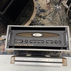 GK Goldline 500 Bass Head And Case