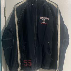 Vintage Mickey Mouse Disney 90s Jacket Zip Size M Retro 55 Cotton
