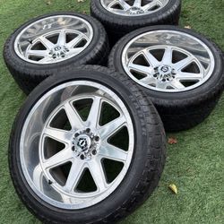 22x10 Chevy Silverado Wheels Tahoe Yukon Tires Do Do 