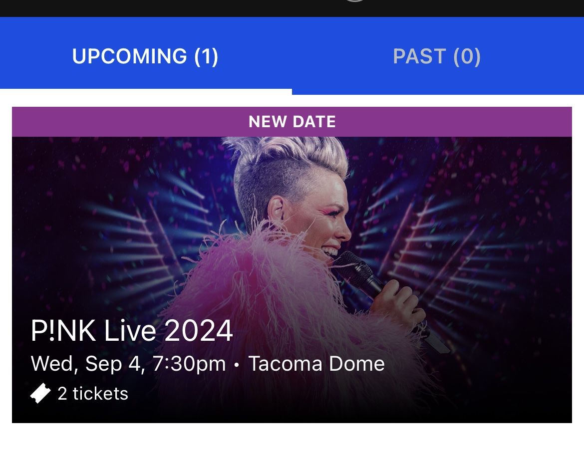 P!NK Tickets