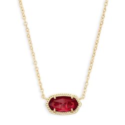 Kendra Scott Elisa Pendant Necklace for Women - Gold Berry