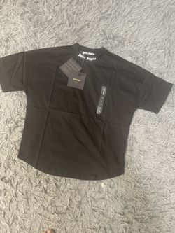Palm angels neck logo shirt size small