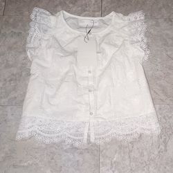 Zara Lace Girls Shirt Youth 