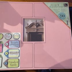 Studio K Scrapbook Kit Holds Over 210 Pices New 