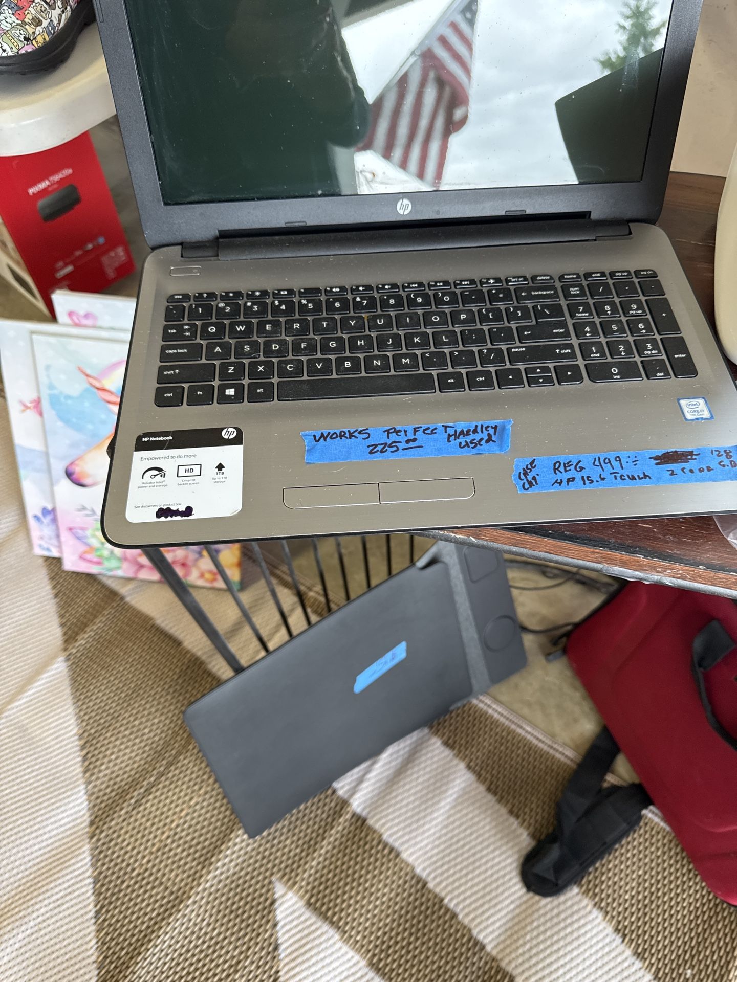 Laptop and printer