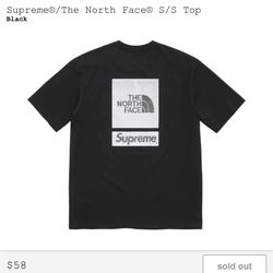 Supreme North Face shirt medium black