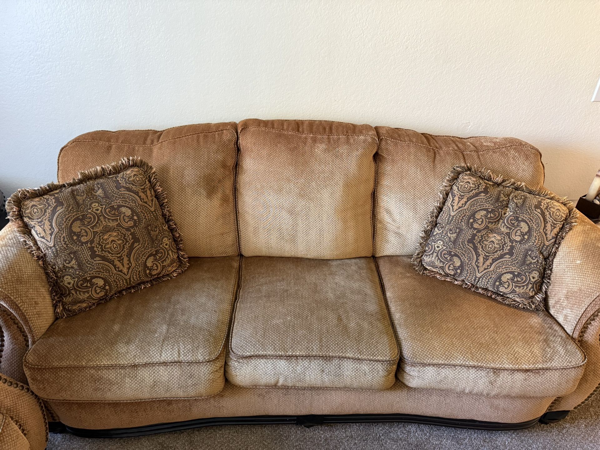 Two Couches - Sofa And Love Seat