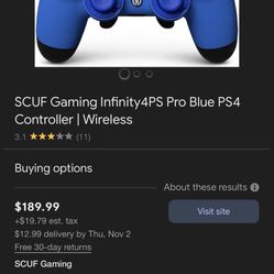 Scuf Pro Controller Ps4