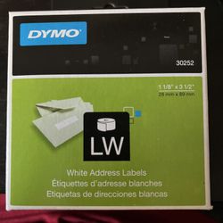 DYMO 1 1/8”x3 1/2” White Address Labels 