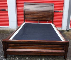 Queen Size Bed Frame - Box Spring Optional