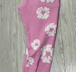 denim tears sweatpants pink size large