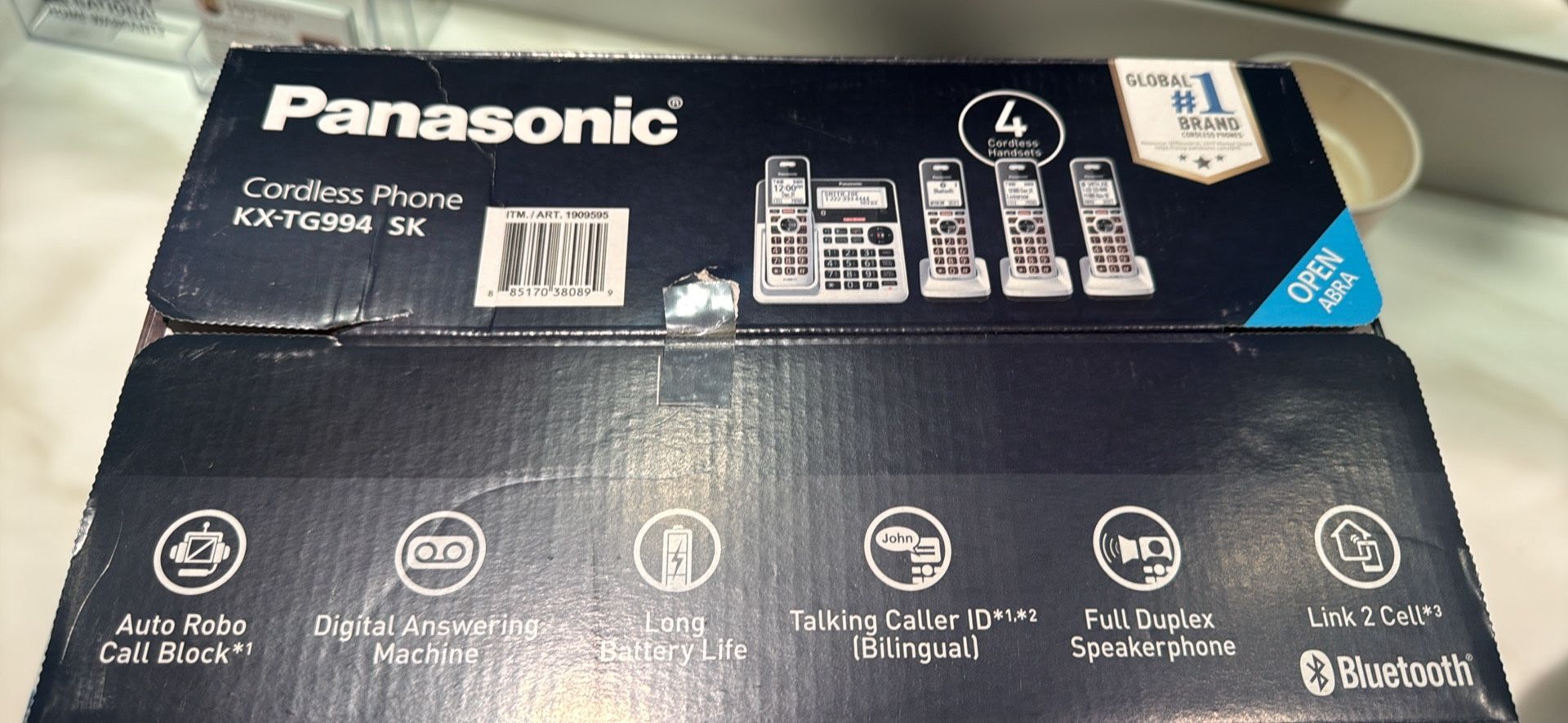 Panasonic 4 Headset Cordless Phone