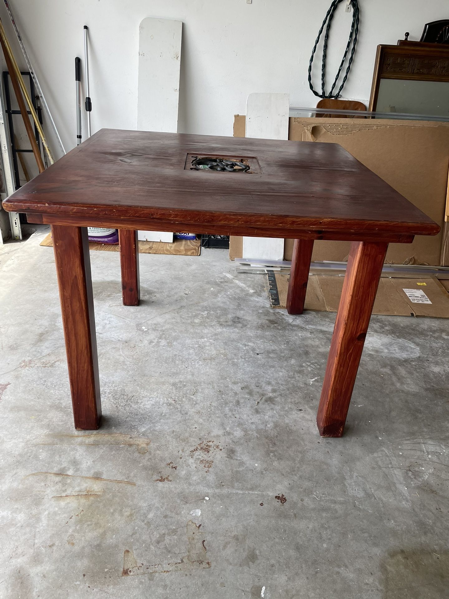 Real WoodSquare Dining Table