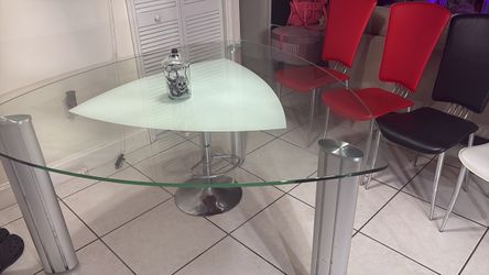 Dining table with four chairs