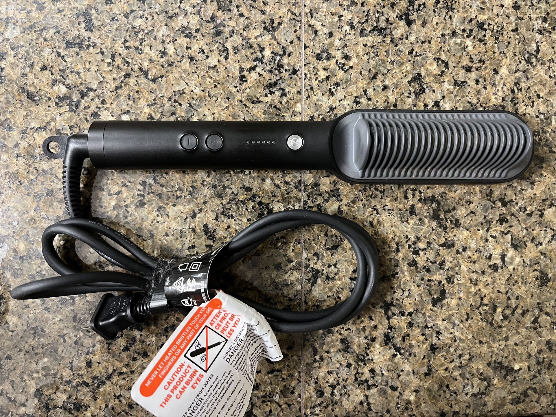 Hair Straightener Brush, TYMO Ring Hair Straightener Comb