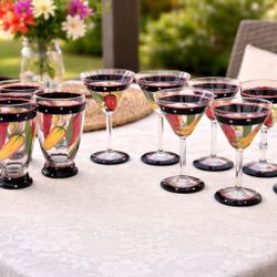 Hand Painted Glassware