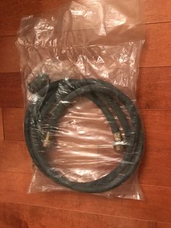 Washing Machine Fill Hose, Rubber, Brand New In Sealed Bag