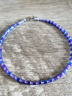 beautiful beaded ankle bracelet