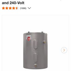 New Electric Water Heater - 30 gallons - 240 Volts 