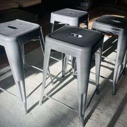 Industrial Metal Stools