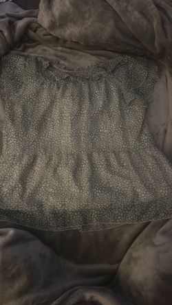 Green flowy top, Size Medium