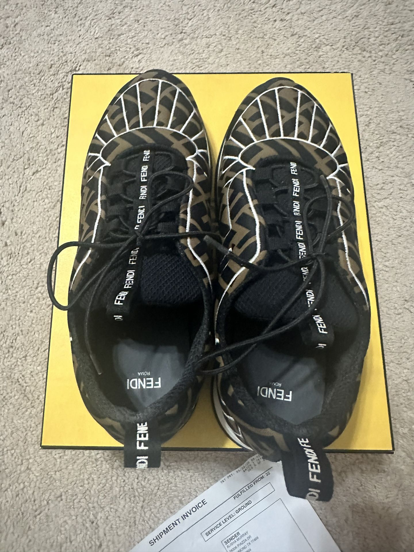 Fendi Freedom Print Sneakers