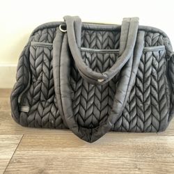 Happ Paige Carryall Black Diaper Bag