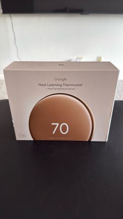 Google thermostat for sale linen 4th gen