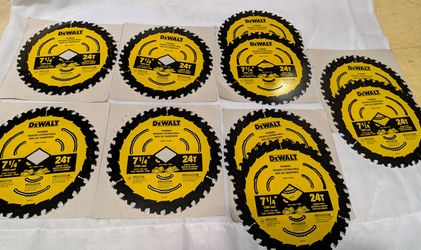 Lot of 10: New DeWalt 7-1/4" Framing Circular Saw Blades
