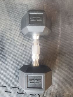 One 25lb Dumbell..just 1 ...1x25lb Dumbell.
