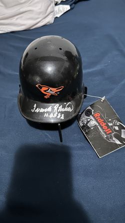 MLB Riddell Baltimore Orioles Frank Robinson HOF MLB signed Autographed Collectible Mini Helmet 