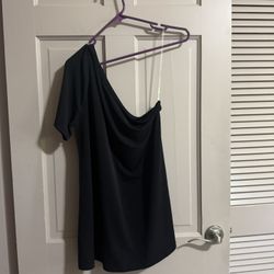 Womens Lane Bryant Off The Shoulder Top Black NWT Size 10/12