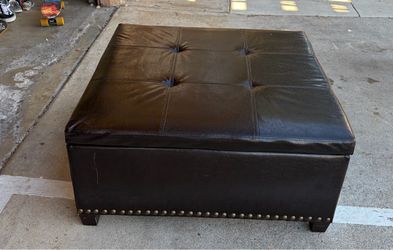Espresso Brown ottoman