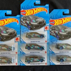 Hot Wheels-' Honda Civic Type R HKS'