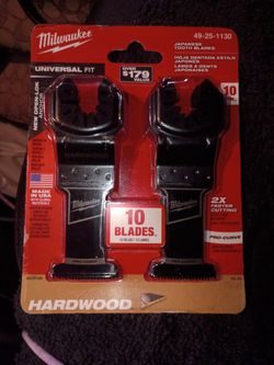 Milwaukee 10-Pack Hardwood Oscillating Blades