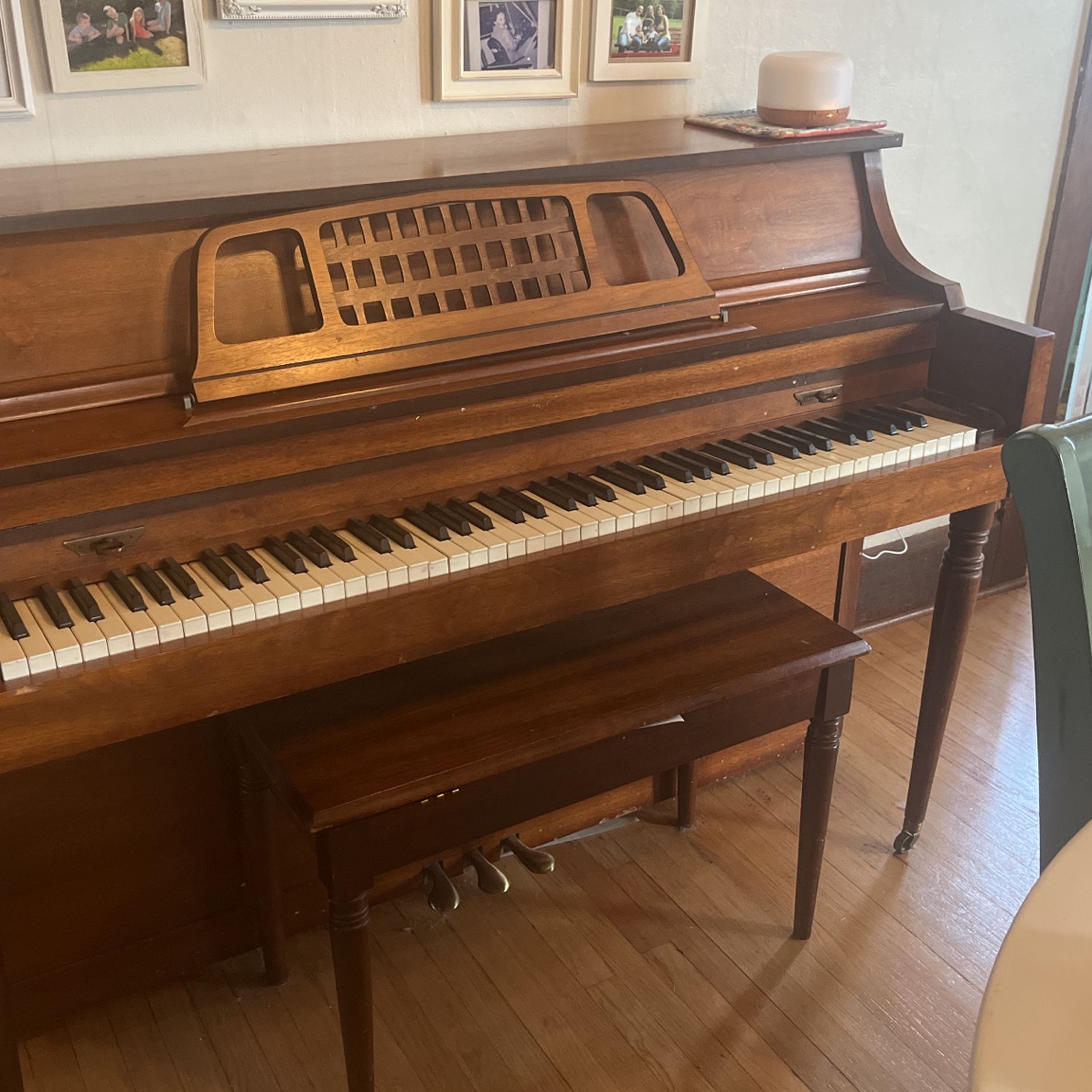 Piano With Bench