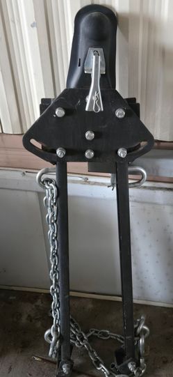 Trailer Tow Bar with 2" Coupler & Safety Chains