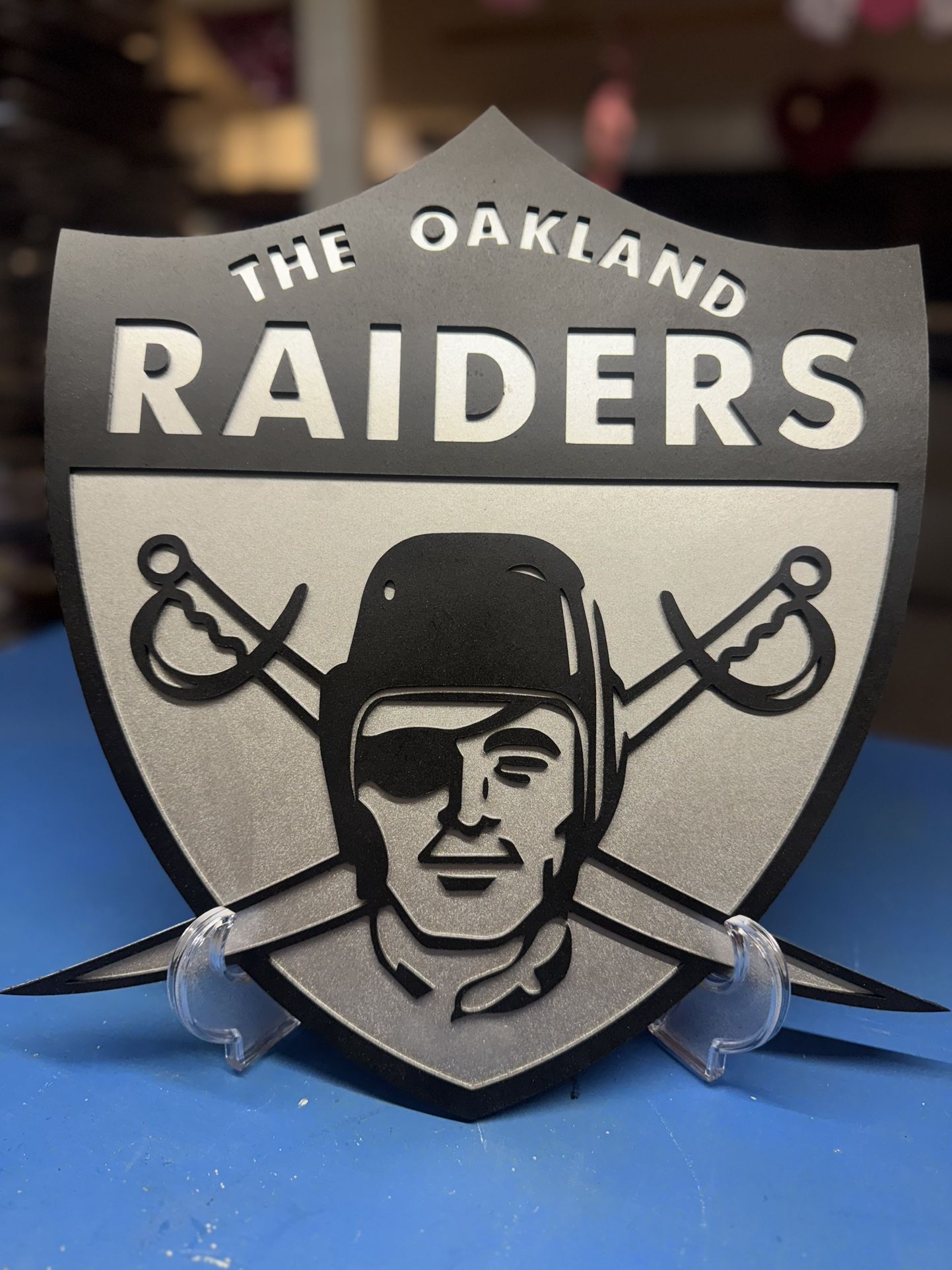 The Oakland Raiders Man Cave Sign