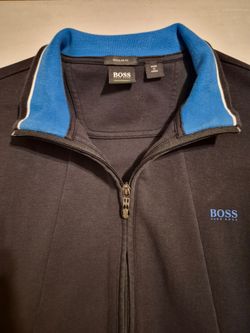 Men's Hugo Boss Zip Up Sweater Size Medium