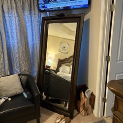 Full Length Wooden Mirror