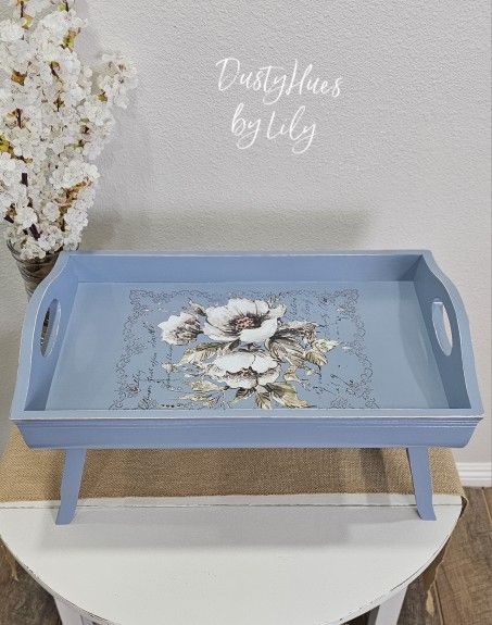 Bed Tray Wood/Lap Desk/Folding Legs/Breakfast  Bed tray/Dinner tray/Folding Table/Unique Gift Idea/Bathroom/Bedroom
