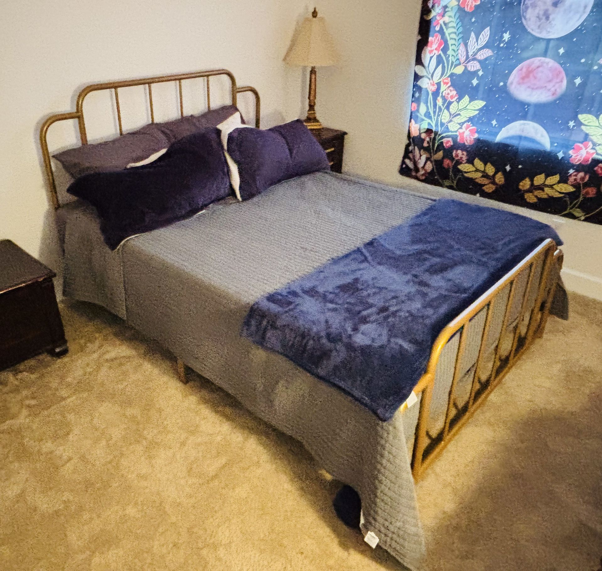 Queen Size Mattress with Frame