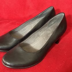 Aerosoles Wise Guy BLACK Leather Pump Shoes WOMENS Size 11 ‼️ NEW - NO BOX - Light Signs Of Shelf Wear ‼️ Zoom pics For Details