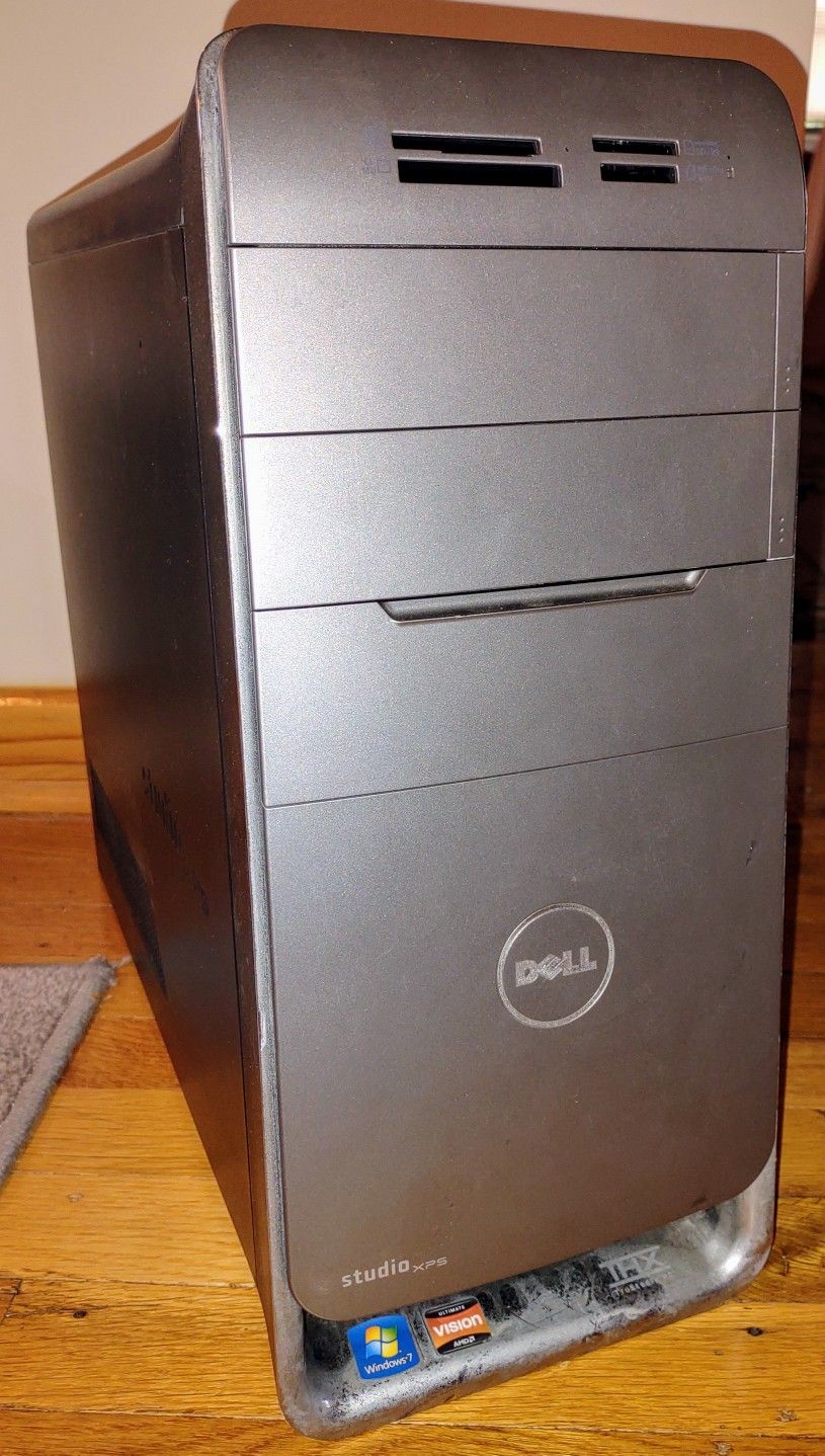 Dell Studio XPS 7100 PC Computer Tower Case Chassis. AS IS For Parts Or Repair