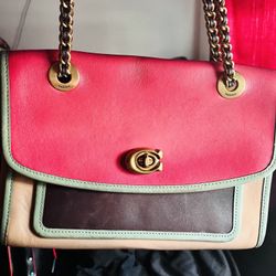 Authentic COLORBLOCK COACH PURSE