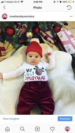 First Christmas Onesie