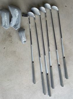 Cobra Fly-XL Women's Golf Club Partial Set Woods Hybrids Iron Headcovers